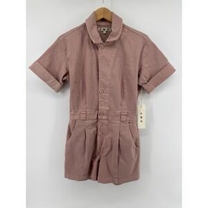 NWT AMO Rosalind Short Jumpsuit Sz S Romper USA Rare MSRP $398